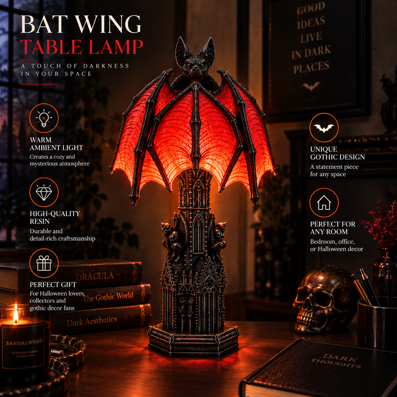 Bat Halloween Lamp By Amerry