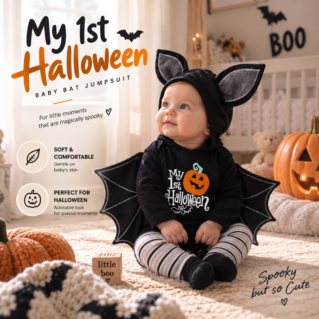 Baby Halloween Bat Costume By Amerry